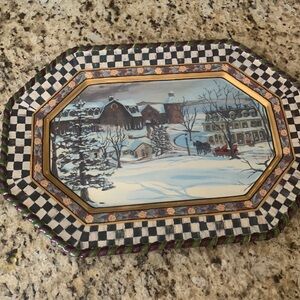 MacKenzie Child’s MacLachlan Platter